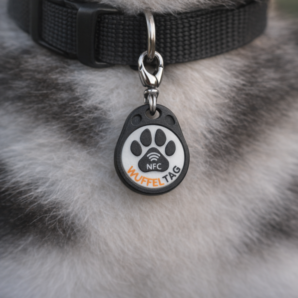 WuffelTag - Die smarte Hundemarke mit NFC Chip