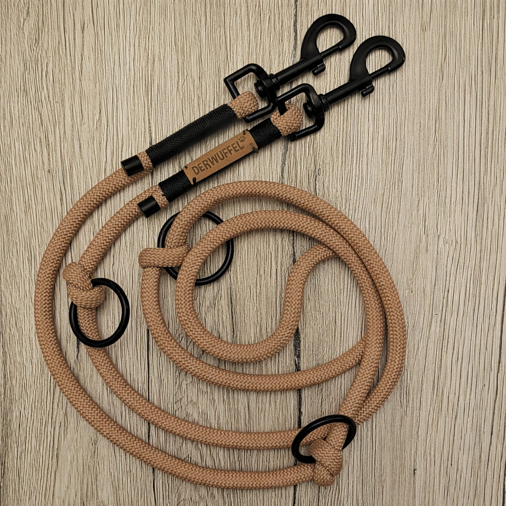 "Explore More" 10mm Führleine, Wüstenbraun