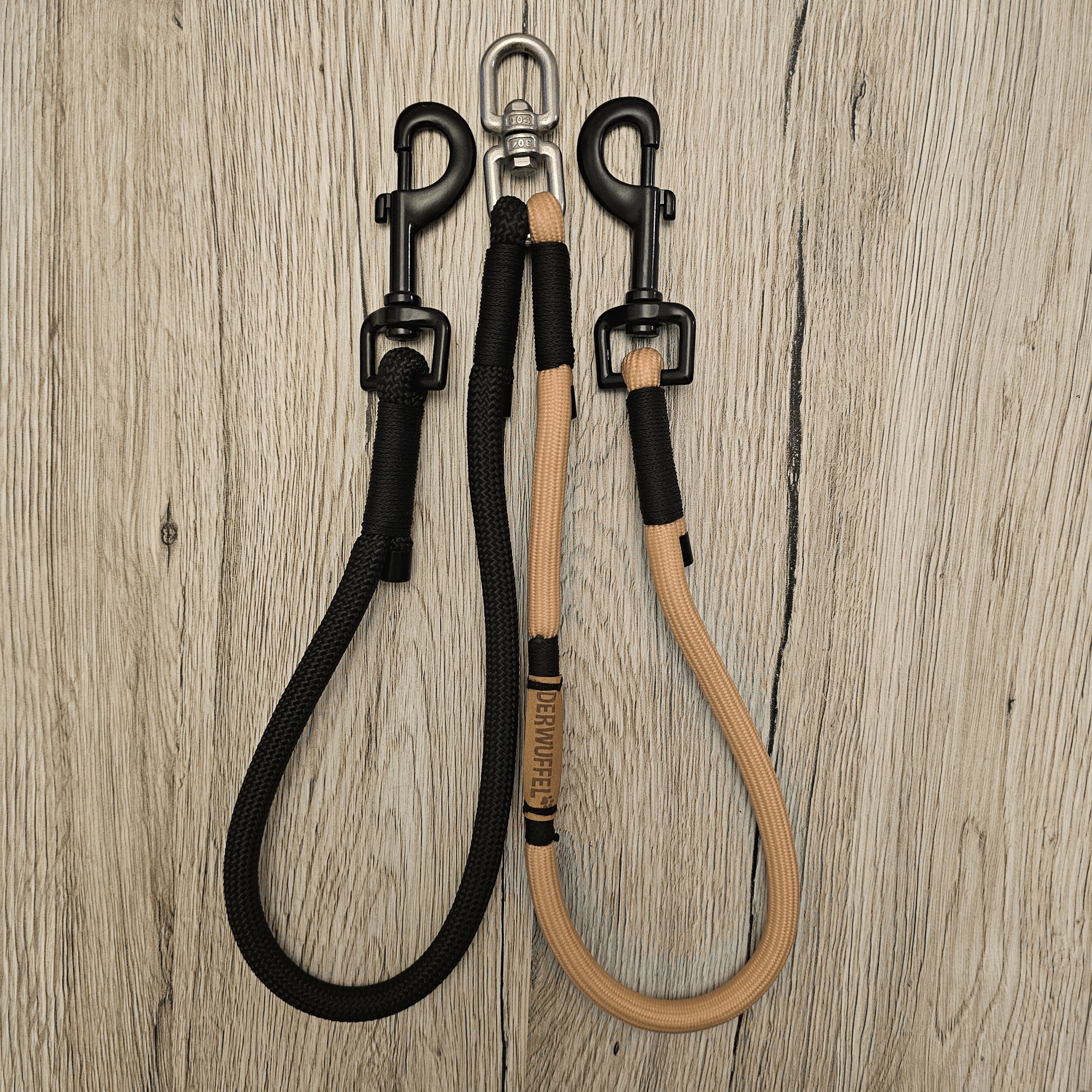 "Explore More" Doppelleine, Leinenadapter, Farbauswahl