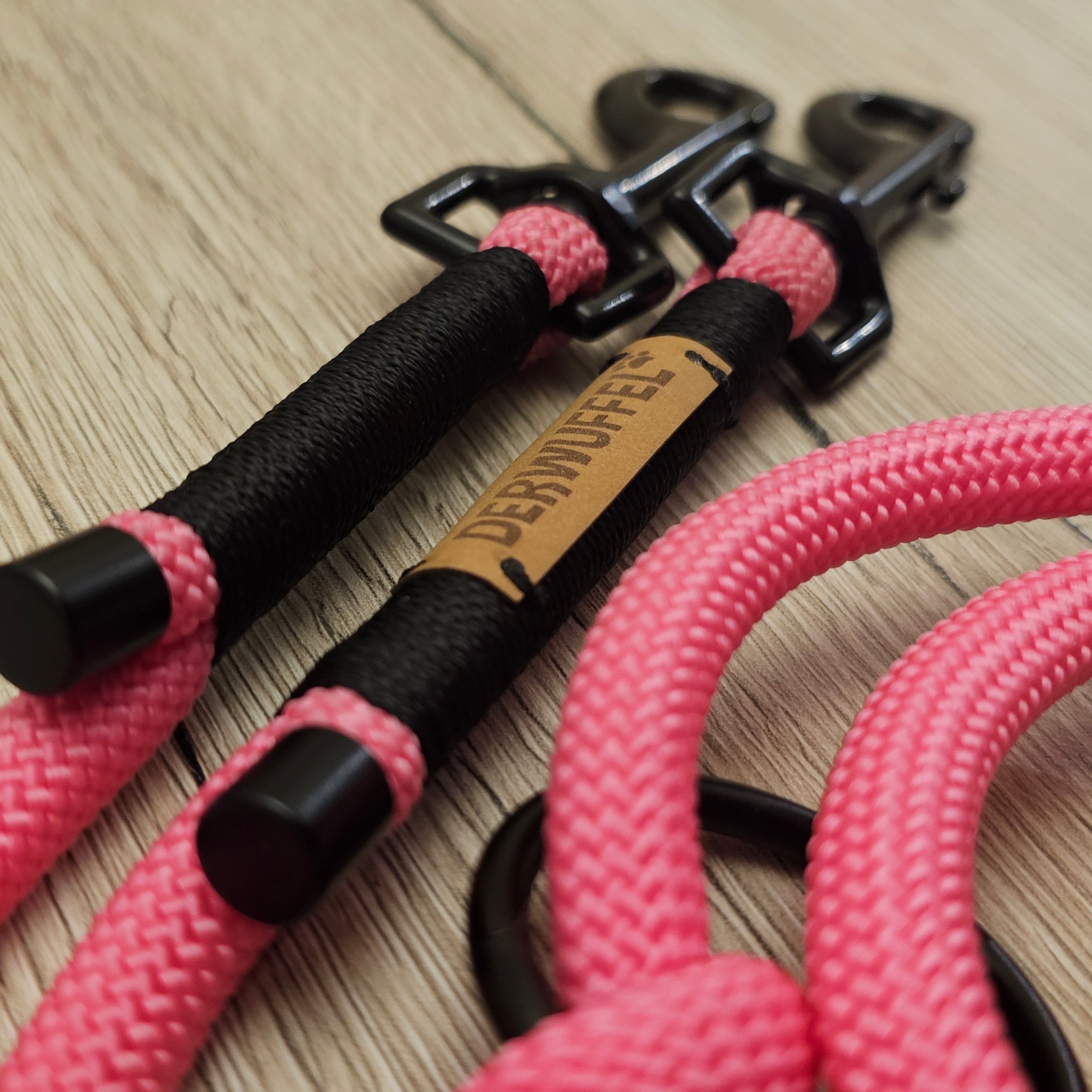 "Explore More" 10mm Führleine, Baby Pink