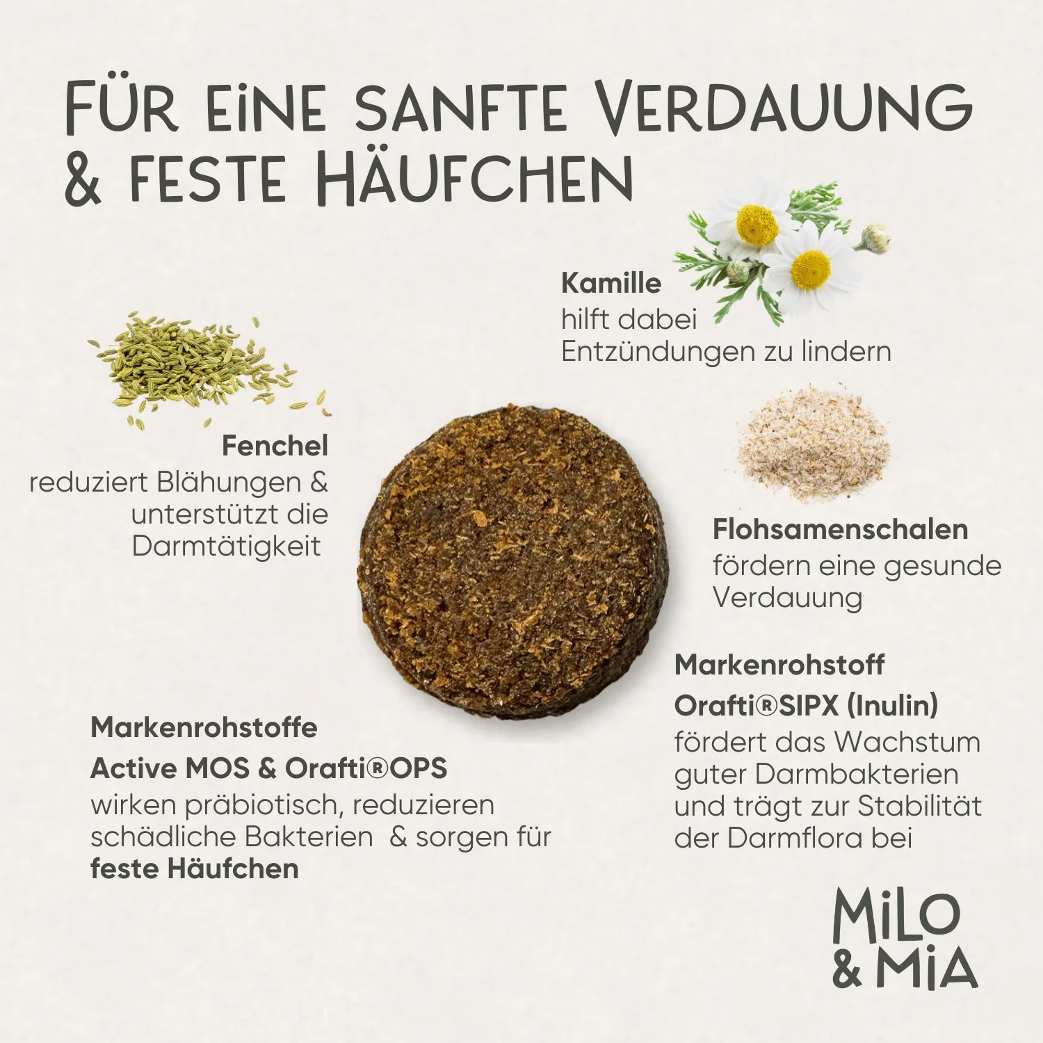 Milo & Mia Daily Bites Magen & Darm 300g