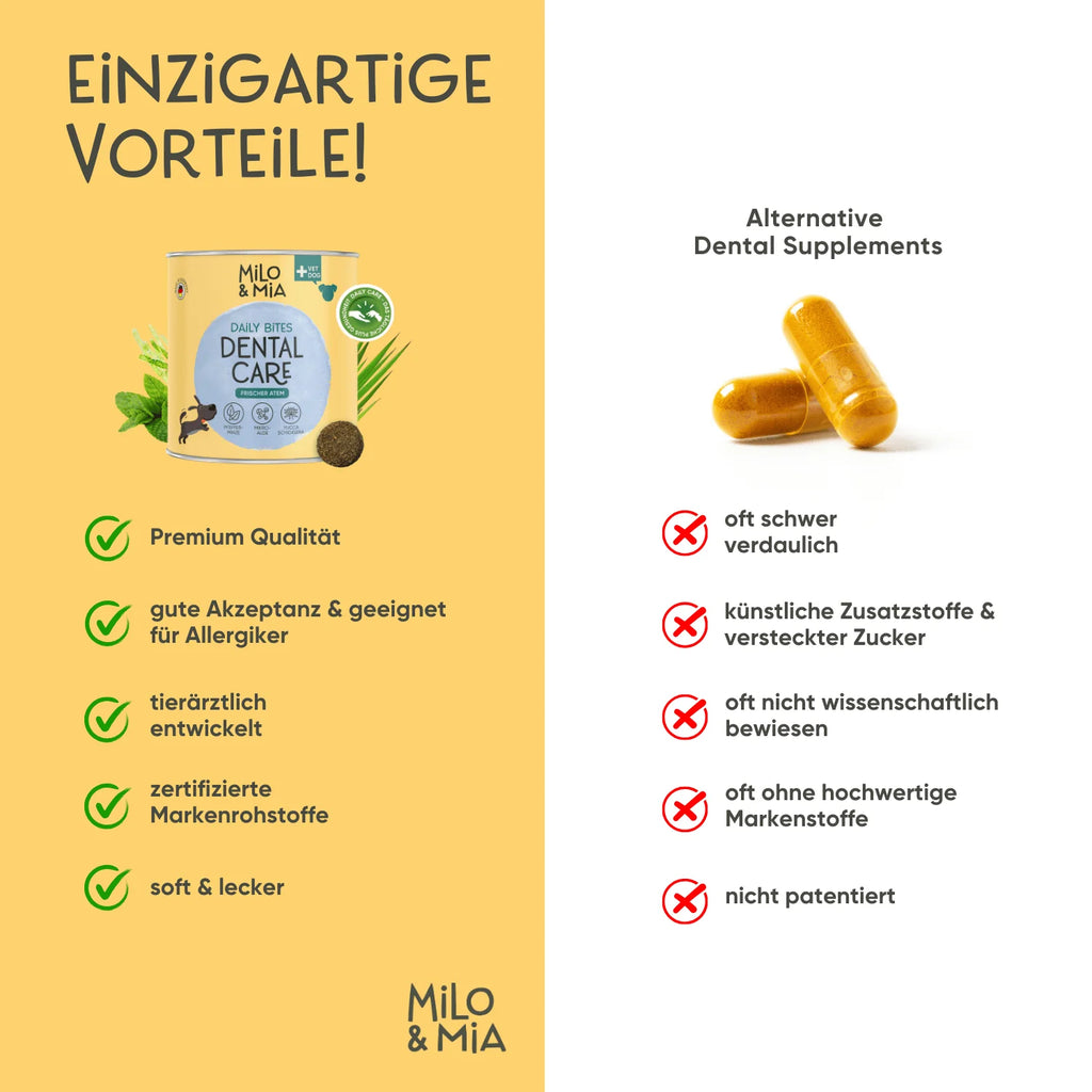 Milo & Mia Daily Bites - Dental Care Snack 300 g