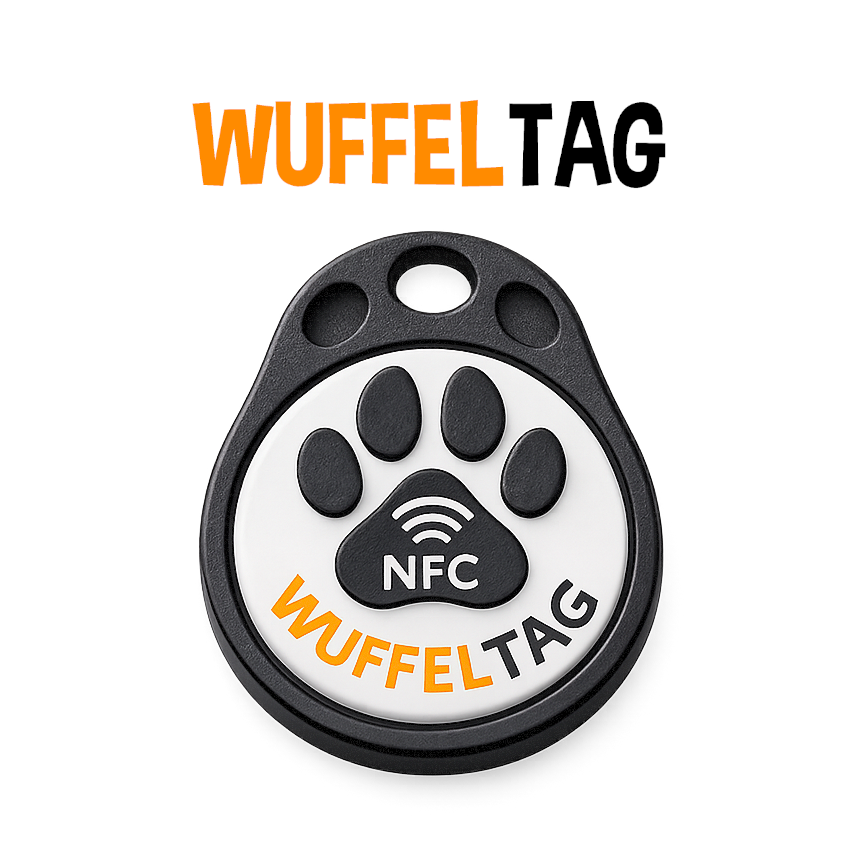 WuffelTag - Die smarte Hundemarke mit NFC Chip